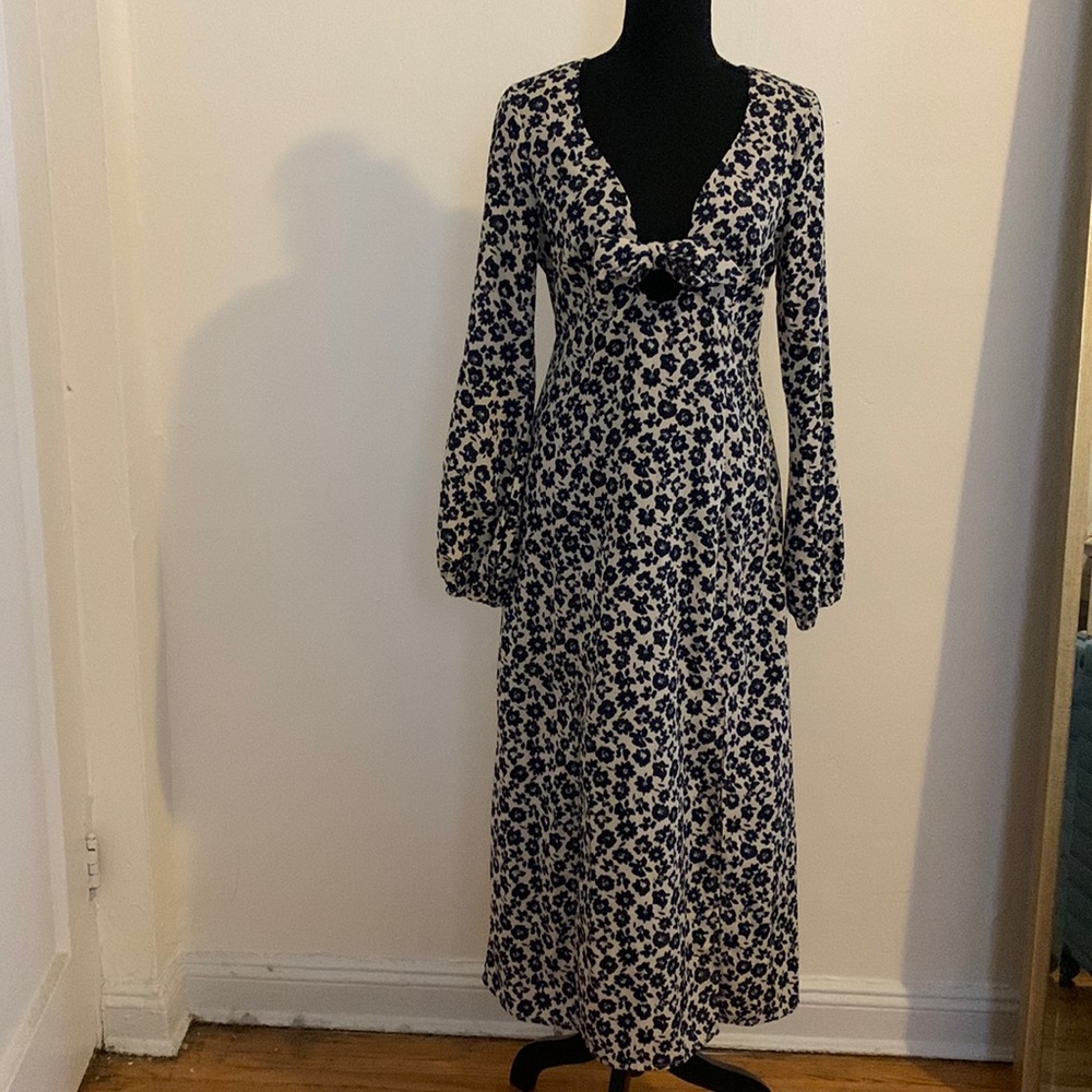 Nasty Gal floral bohemian dress